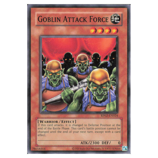 Goblin Attack Force RP02-EN024 card from the Yu-Gi-Oh! set Retro Pack 2 (2025)