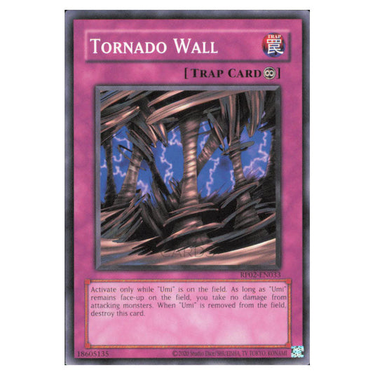 Tornado Wall RP02-EN033 card from the Yu-Gi-Oh! set Retro Pack 2 (2025)