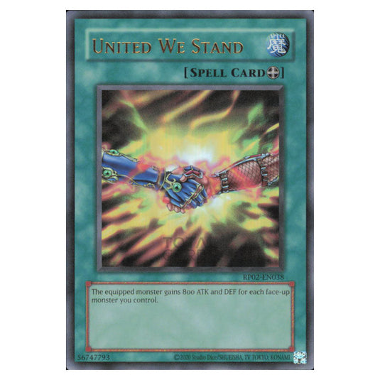 United We Stand RP02-EN038 card from the Yu-Gi-Oh! set Retro Pack 2 (2025)