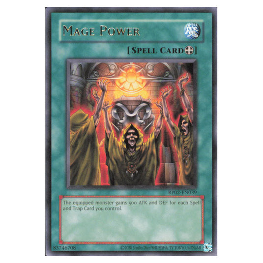 Mage Power RP02-EN039 card from the Yu-Gi-Oh! set Retro Pack 2 (2025)