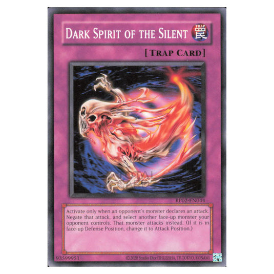 Dark Spirit of the Silent RP02-EN044 card from the Yu-Gi-Oh! set Retro Pack 2 (2025)