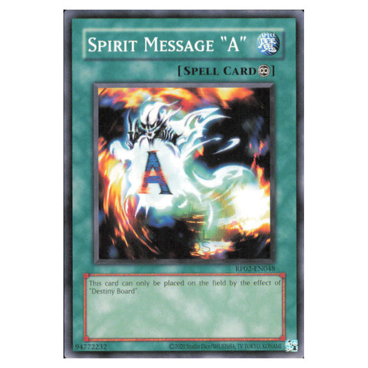 Yu-Gi-Oh! Spirit Message A Card (RP02-EN048) - Retro Pack 2 Unlimited Edition Common