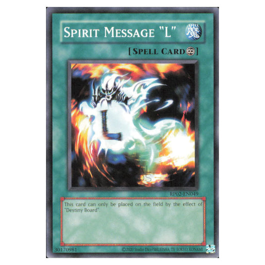 Spirit Message L RP02-EN049 card from the Yu-Gi-Oh! set Retro Pack 2 (2025)
