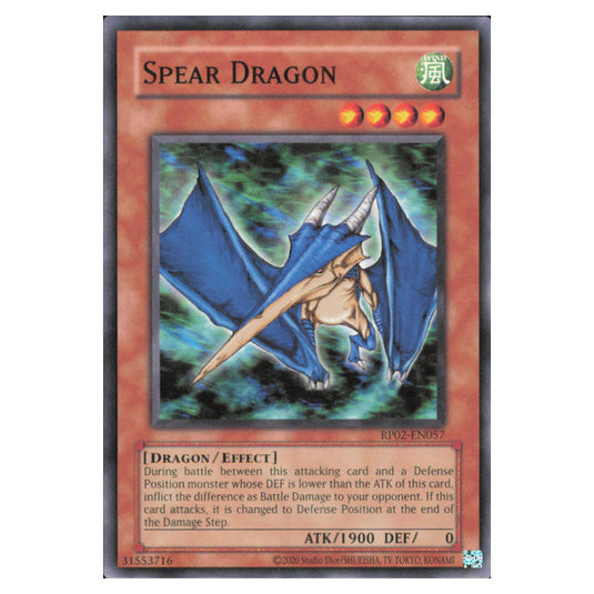 Spear Dragon RP02-EN057 card from the Yu-Gi-Oh! set Retro Pack 2 (2025)