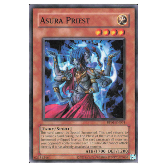 Asura Priest RP02-EN061 card from the Yu-Gi-Oh! set Retro Pack 2 (2025)
