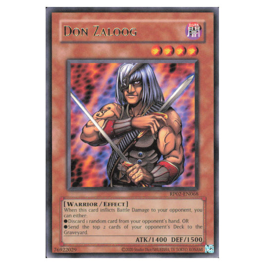 Don Zaloog RP02-EN068 card from the Yu-Gi-Oh! set Retro Pack 2 (2025)