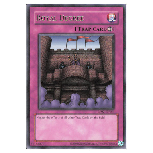 Royal Decree RP02-EN084 card from the Yu-Gi-Oh! set Retro Pack 2 (2025)