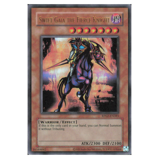 Swift Gaia the Fierce Knight RP02-EN085 card from the Yu-Gi-Oh! set Retro Pack 2 (2025)