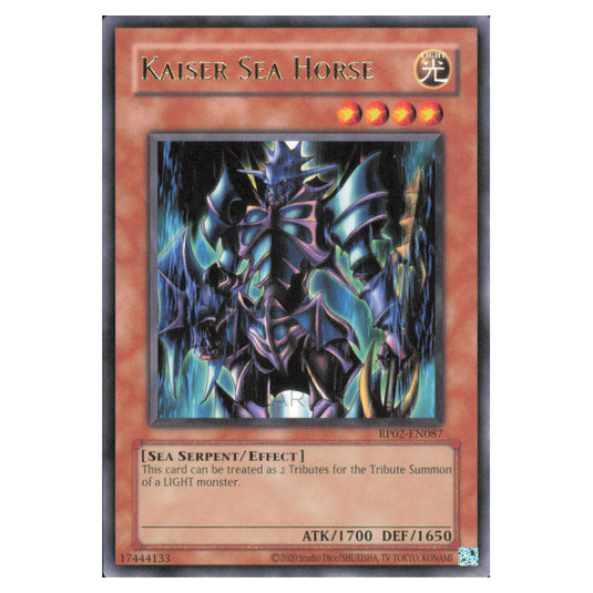 Kaiser Sea Horse RP02-EN087 card from the Yu-Gi-Oh! set Retro Pack 2 (2025)
