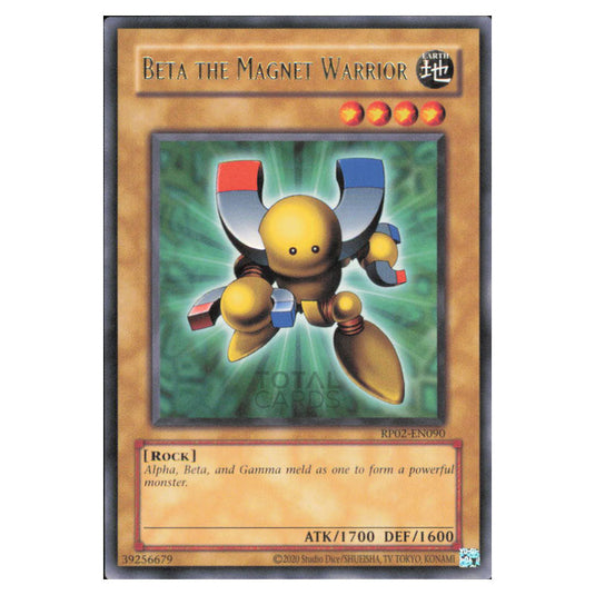 Beta The Magnet Warrior RP02-EN090 card from the Yu-Gi-Oh! set Retro Pack 2 (2025)