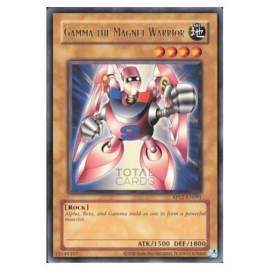Gamma The Magnet Warrior RP02-EN091 card from the Yu-Gi-Oh! set Retro Pack 2 (2025)