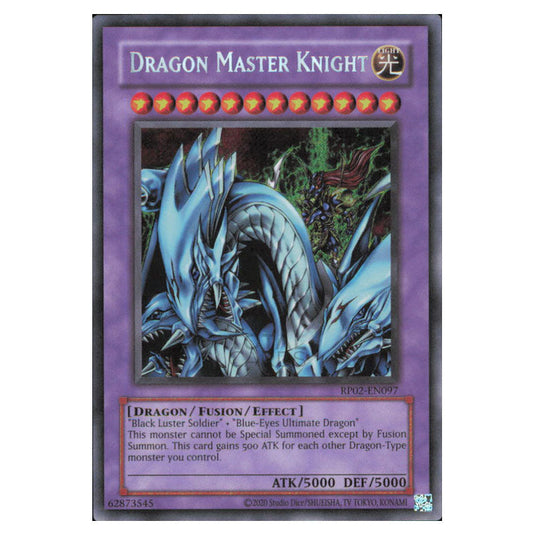 Dragon Master Knight RP02-EN097 card from the Yu-Gi-Oh! set Retro Pack 2 (2025)