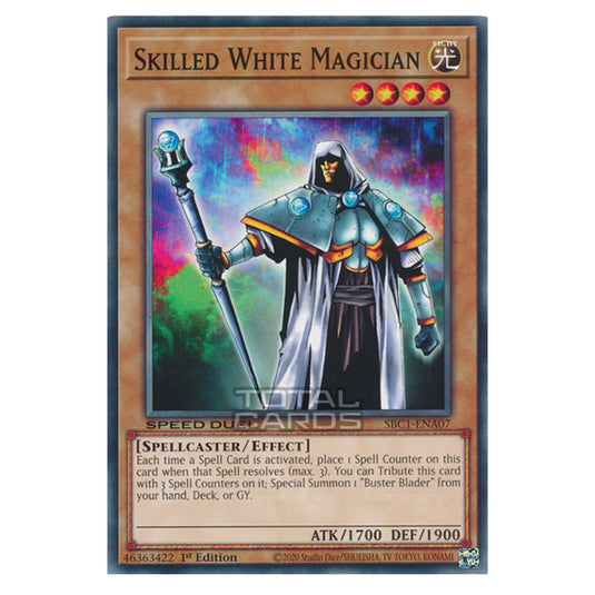 Yu-Gi-Oh! - Speed Duel: Streets of Battle City - Skilled White Magician (Common) SBC1-ENA07