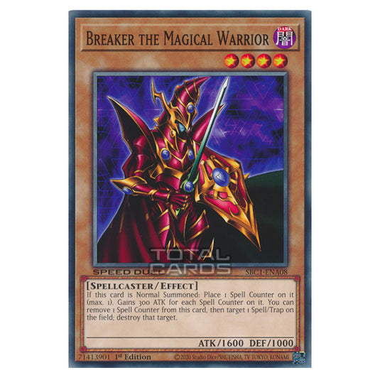 Yu-Gi-Oh! - Speed Duel: Streets of Battle City - Breaker the Magical Warrior (Common) SBC1-ENA08