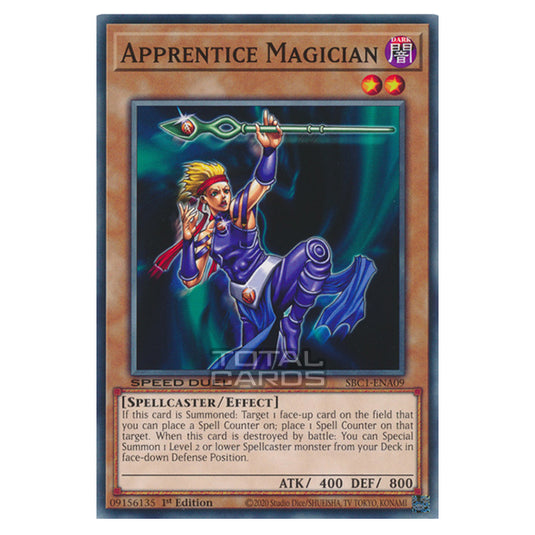 Yu-Gi-Oh! - Speed Duel: Streets of Battle City - Apprentice Magician (Common) SBC1-ENA09