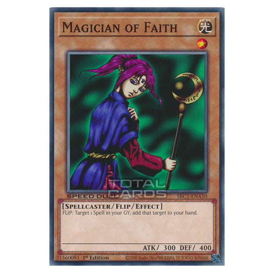 Yu-Gi-Oh! - Speed Duel: Streets of Battle City - Magician of Faith (Common) SBC1-ENA10