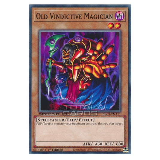 Yu-Gi-Oh! - Speed Duel: Streets of Battle City - Old Vindictive Magician (Common) SBC1-ENA11