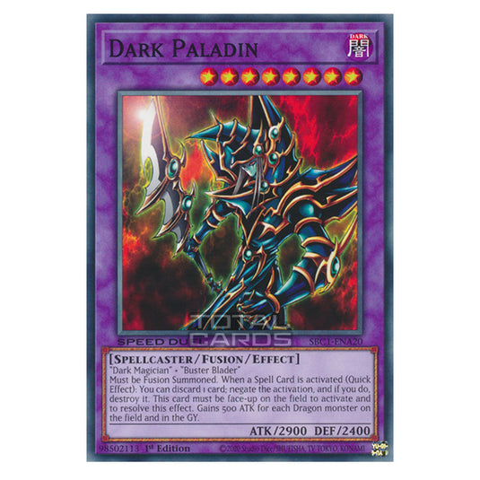 Yu-Gi-Oh! - Speed Duel: Streets of Battle City - Dark Paladin (Common) SBC1-ENA20