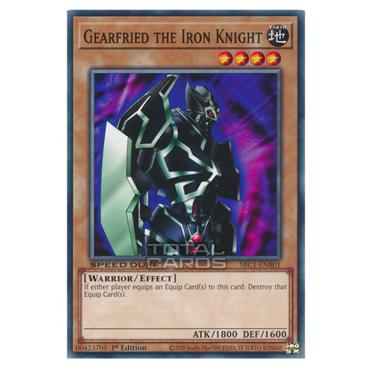 Yu-Gi-Oh! - Speed Duel: Streets of Battle City - Gearfried the Iron Knight (Common) SBC1-ENB01