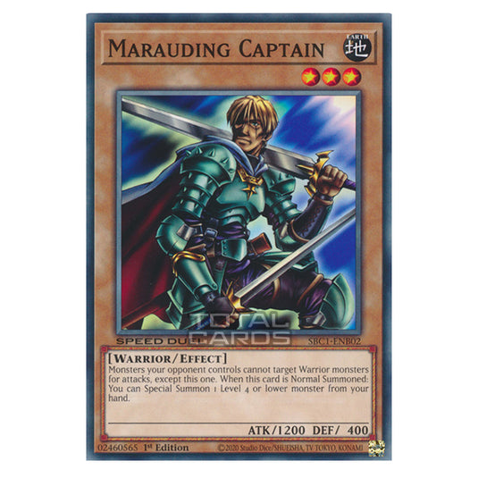 Yu-Gi-Oh! - Speed Duel: Streets of Battle City - Marauding Captain (Common) SBC1-ENB02