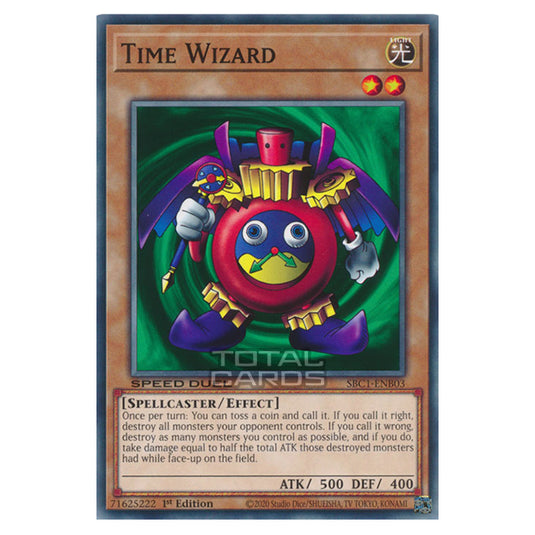 Yu-Gi-Oh! - Speed Duel: Streets of Battle City - Time Wizard (Common) SBC1-ENB03