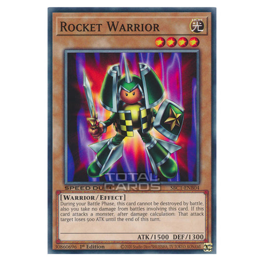 Yu-Gi-Oh! - Speed Duel: Streets of Battle City - Rocket Warrior (Common) SBC1-ENB04