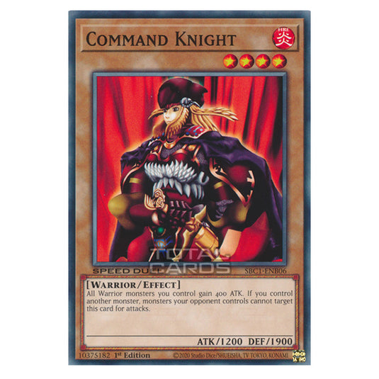 Yu-Gi-Oh! - Speed Duel: Streets of Battle City - Command Knight (Common) SBC1-ENB06