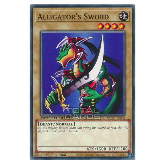 Yu-Gi-Oh! - Speed Duel: Streets of Battle City - Alligator's Sword (Common) SBC1-ENB08