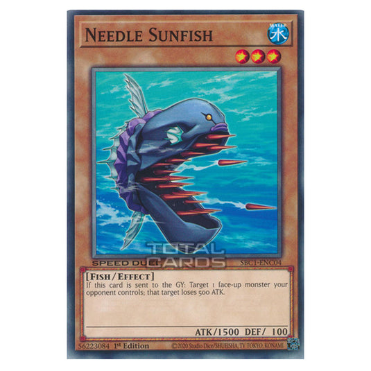 Yu-Gi-Oh! - Speed Duel: Streets of Battle City - Needle Sunfish (Common) SBC1-ENC04