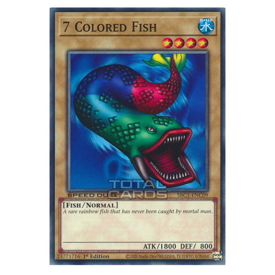 Yu-Gi-Oh! - Speed Duel: Streets of Battle City - 7 Colored Fish (Common) SBC1-ENC09