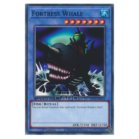 Yu-Gi-Oh! - Speed Duel: Streets of Battle City - Fortress Whale (Common) SBC1-ENC11