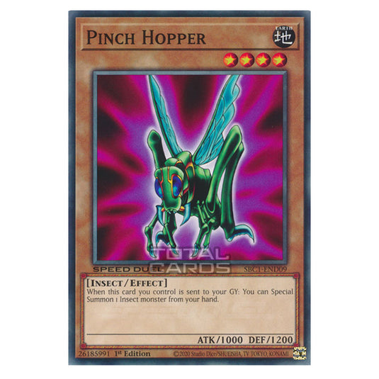 Yu-Gi-Oh! - Speed Duel: Streets of Battle City - Pinch Hopper (Common) SBC1-END09