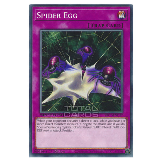 Yu-Gi-Oh! - Speed Duel: Streets of Battle City - Spider Egg (Common) SBC1-END17