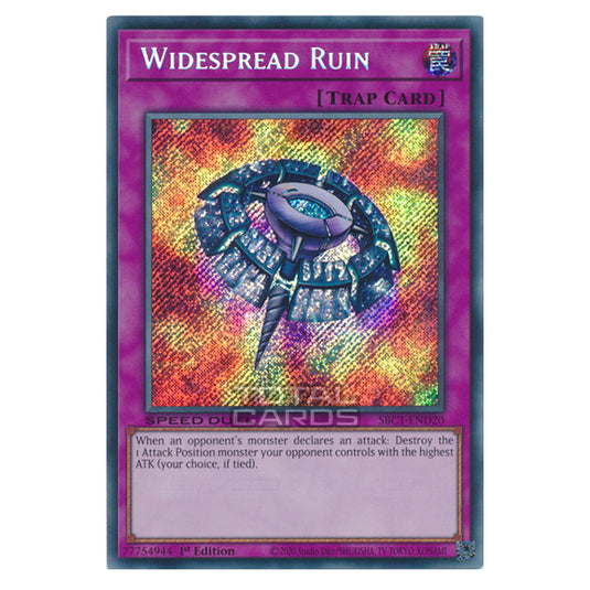 Yu-Gi-Oh! - Speed Duel: Streets of Battle City - Widespread Ruin (Secret Rare) SBC1-END20a