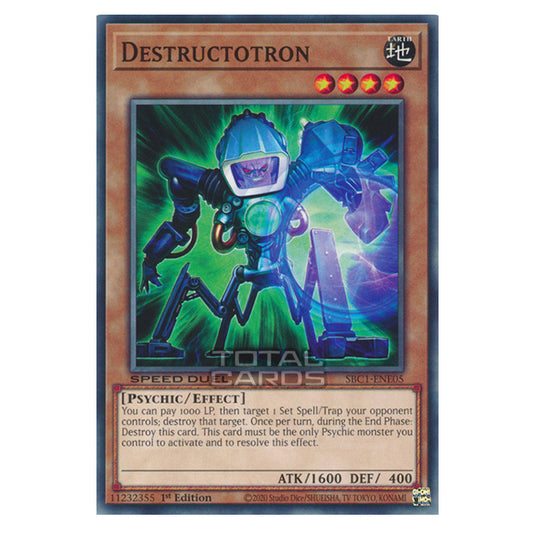 Yu-Gi-Oh! - Speed Duel: Streets of Battle City - Destructotron (Common) SBC1-ENE05