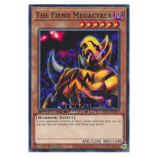 Yu-Gi-Oh! - Speed Duel: Streets of Battle City - The Fiend Megacyber (Common) SBC1-ENE07