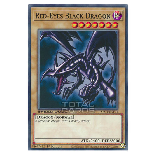 Yu-Gi-Oh! - Speed Duel: Streets of Battle City - Red-Eyes Black Dragon (Common) SBC1-ENF01