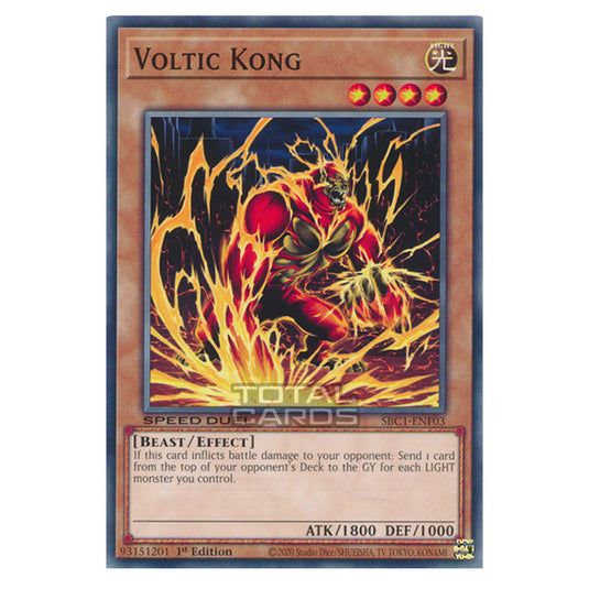 Yu-Gi-Oh! - Speed Duel: Streets of Battle City - Voltic Kong (Common) SBC1-ENF03
