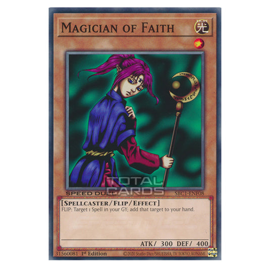 Yu-Gi-Oh! - Speed Duel: Streets of Battle City - Magician of Faith (Common) SBC1-ENF08