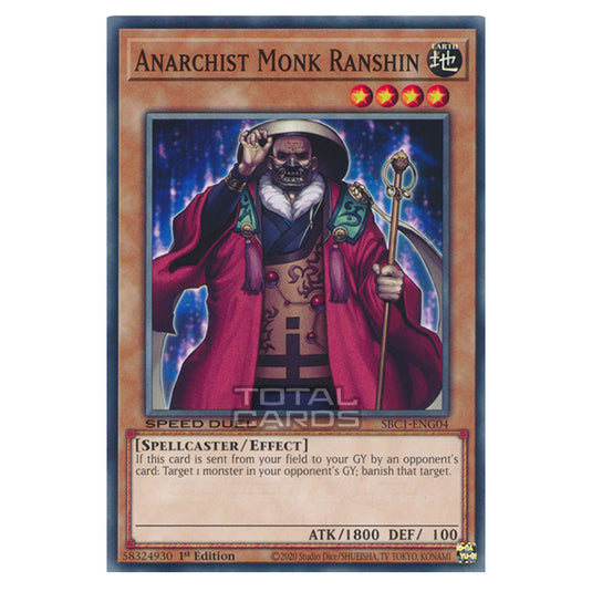 Yu-Gi-Oh! - Speed Duel: Streets of Battle City - Anarchist Monk Ranshin (Common) SBC1-ENG04