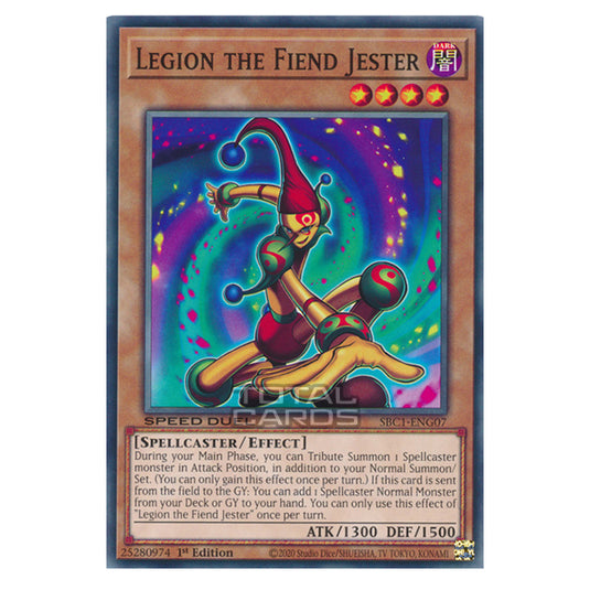 Yu-Gi-Oh! - Speed Duel: Streets of Battle City - Legion the Fiend Jester (Common) SBC1-ENG07