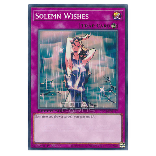 Yu-Gi-Oh! - Speed Duel: Streets of Battle City - Solemn Wishes (Common) SBC1-ENH17