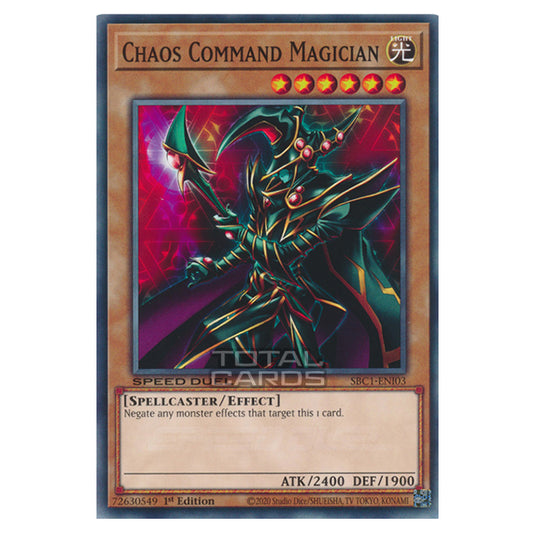 Yu-Gi-Oh! - Speed Duel: Streets of Battle City - Chaos Command Magician (Common) SBC1-ENI03