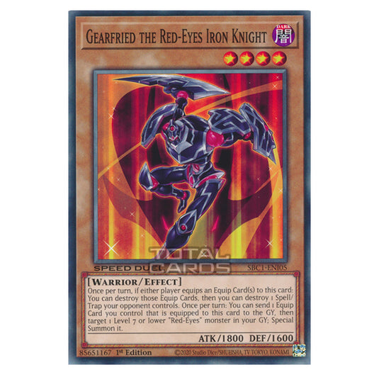 Yu-Gi-Oh! - Speed Duel: Streets of Battle City - Gearfried the Red-Eyes Iron Knight (Common) SBC1-ENI05