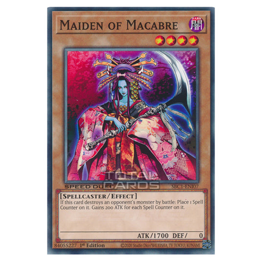 Yu-Gi-Oh! - Speed Duel: Streets of Battle City - Maiden of Macabre (Common) SBC1-ENI07