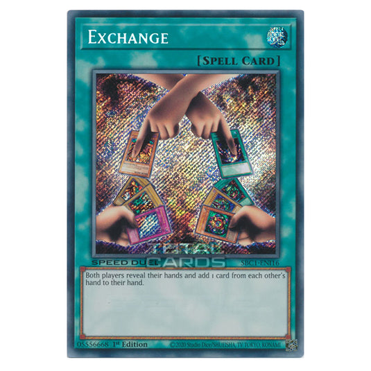 Yu-Gi-Oh! - Speed Duel: Streets of Battle City - Exchange (Secret Rare Yu-Gi-Oh! - Speed Duel: Streets of Battle City - Exchange (Secret Rare