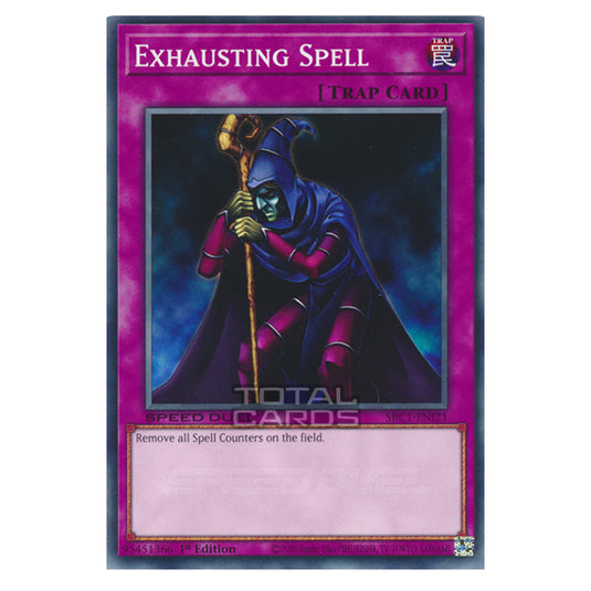 Yu-Gi-Oh! - Speed Duel: Streets of Battle City - Exhausting Spell (Common) SBC1-ENI21