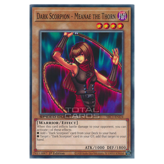 Yu-Gi-Oh! - Speed Duel: Streets of Battle City - Dark Scorpion - Meanae the Thorn (Common) SBC1-ENI24