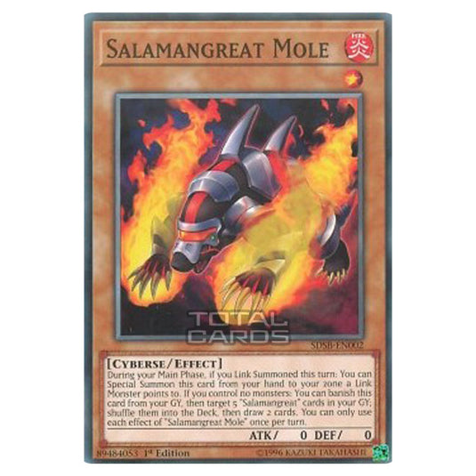 Yu-Gi-Oh! - Soulburner - Salamangreat Mole (Common) SDSB-EN002