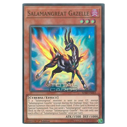 Yu-Gi-Oh! - Soulburner - Salamangreat Gazelle (Super Rare) SDSB-EN003